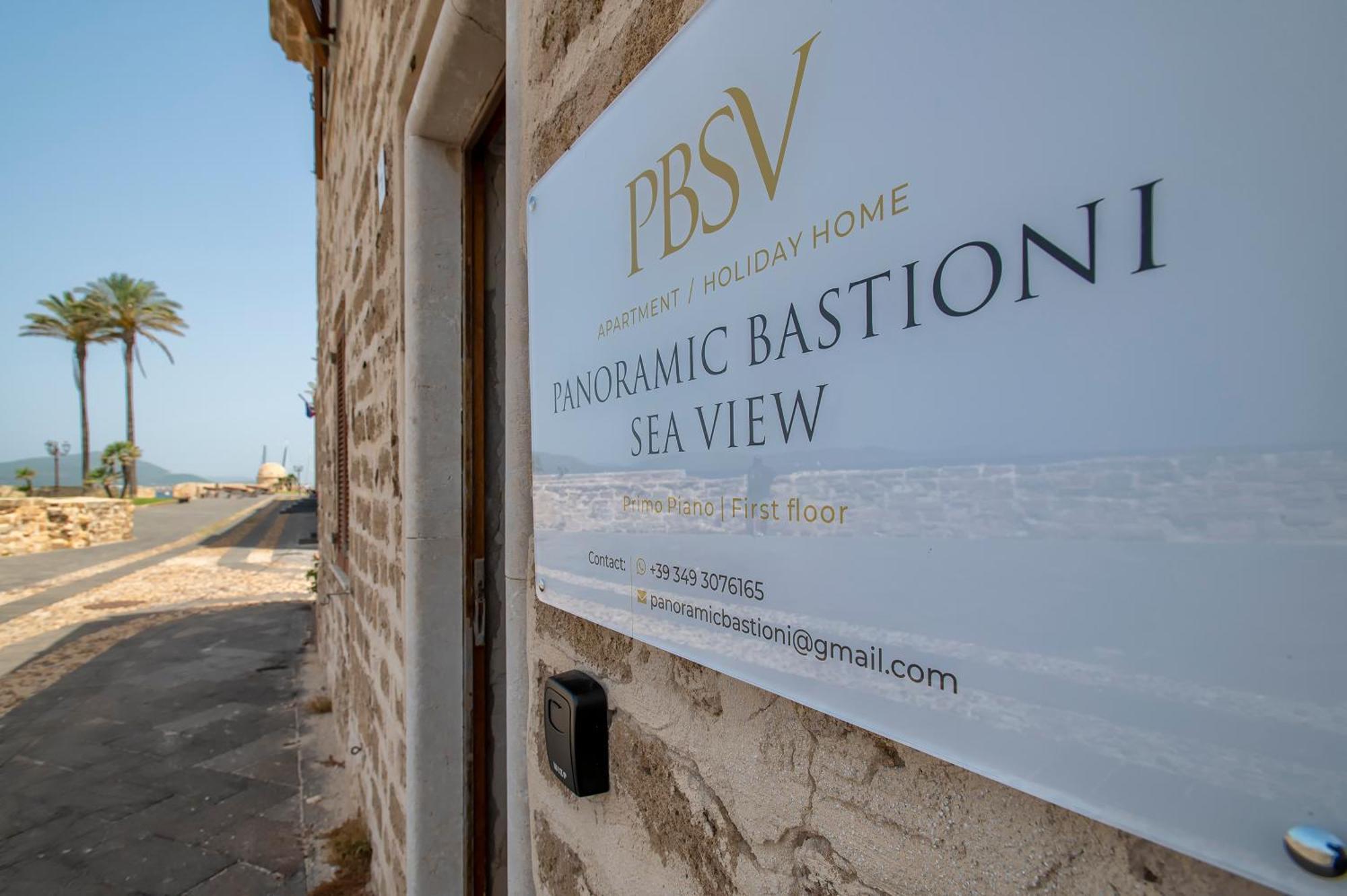 Апартаменты Panoramic Bastioni Sea View Альгеро Экстерьер фото